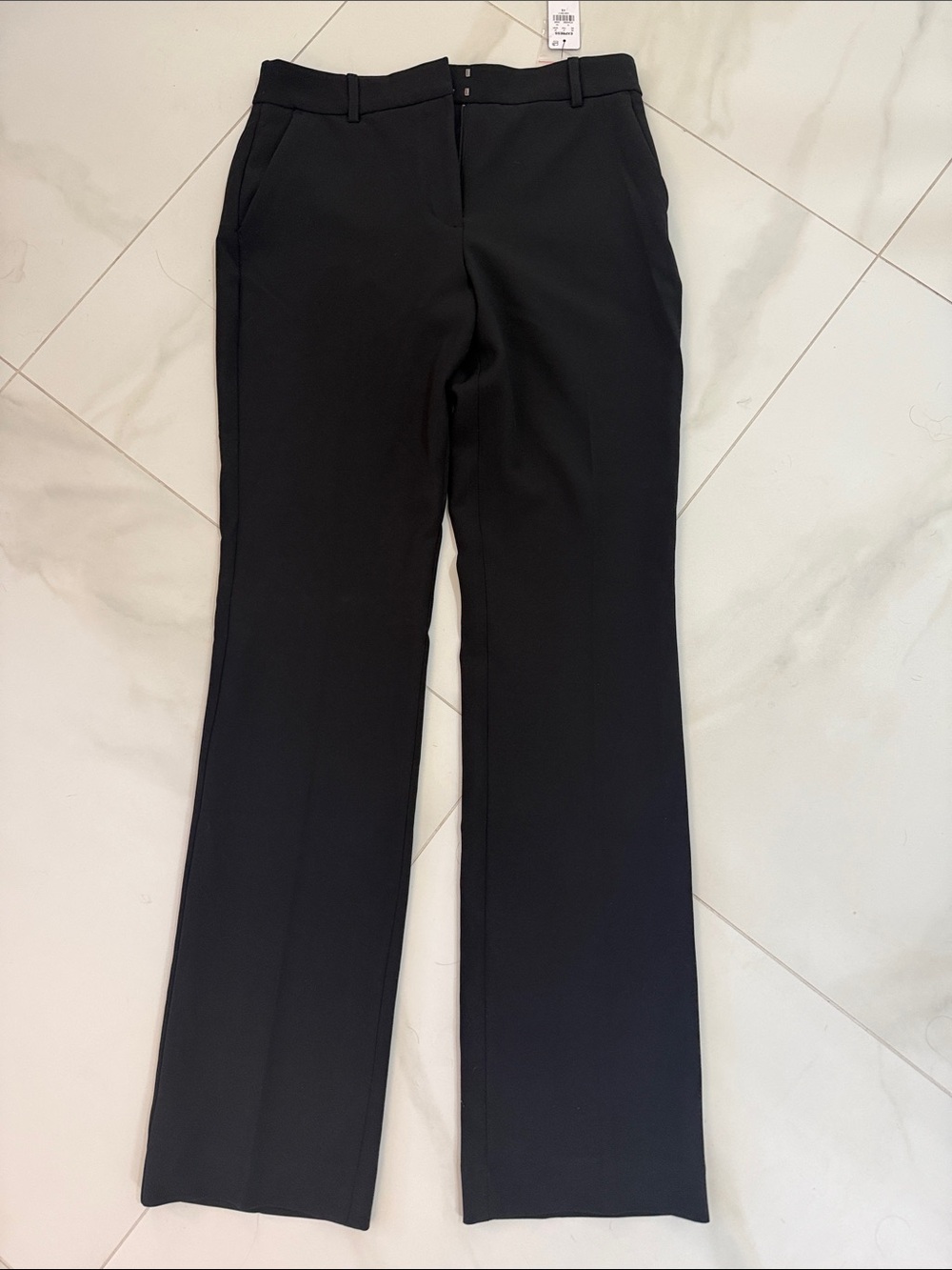 Express Black Straight-Leg Women's Trousers